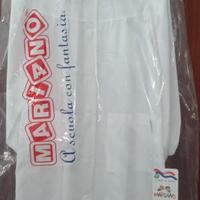 Grembiule bambina bianco nuovo