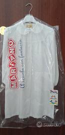 Grembiule bambina bianco nuovo