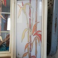 Ingressino di bambù con vetri artistici