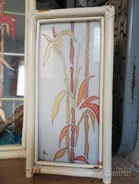 Ingressino di bambù con vetri artistici