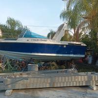 motoscafo 8 metri cabina granchi 