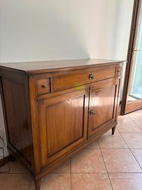 Credenza legno massiccio in arte povera