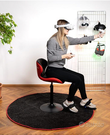 Cyberchair + cybershoes + cybercarpet per VR
