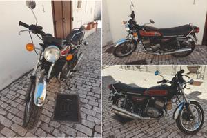 moto d'epoca Kawasaki mach II