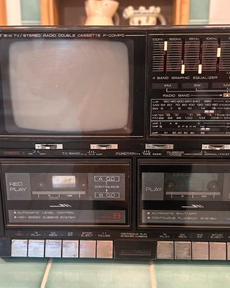 Stereo vintage Boombox "P-Compo" anni 80