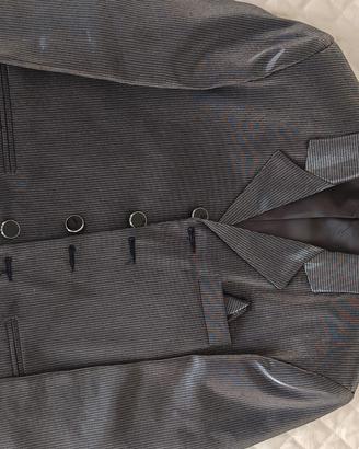 Abito elegante grigio lucido bambino 8 9 anni