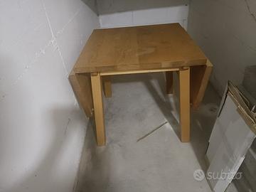 Tavolo legno massello allungabile