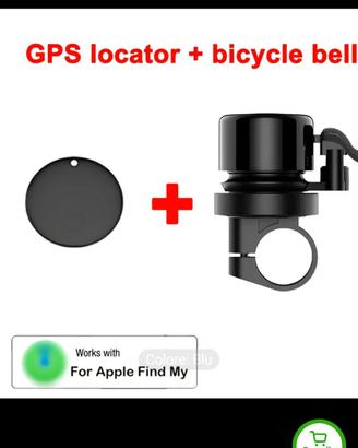 campanello per bici con gps apple