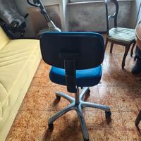 Sedia ergonomica con rotelle