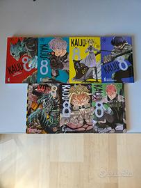 Lotto Kaiju no.8 Vol.1-7, con volume 5 variant ita