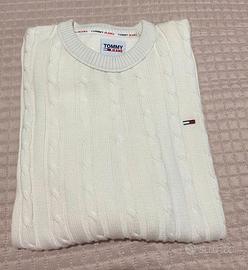 Maglione bianco Tommy Jeans