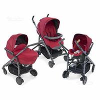 Passeggino Trio Love Chicco Rosso del 2016