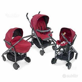 Passeggino Trio Love Chicco Rosso del 2016