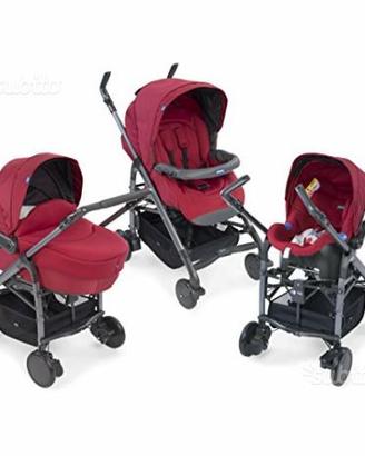 Passeggino Trio Love Chicco Rosso del 2016