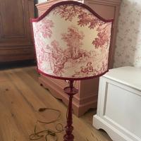 Lampada da tavolo metà 900 in bronzo con paralume