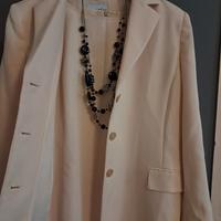 Completo elegante donna giacca lunga e tubino avvi