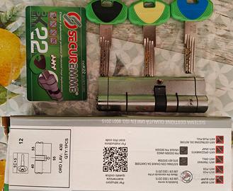 Serratura cilindro europeo con chiavi