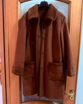 Cappotto camoscio vintage