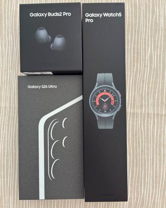 Samsung Galaxy S26 Ultra 512GB + Watch5 Pro + Buds