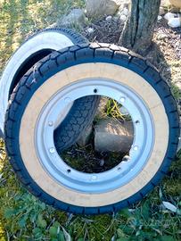 2 copertoni + cerchio vespa px