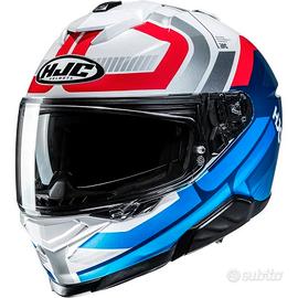 CASCO MOTO INTEGRALE I71 HJC GRAFICA VIZ MC21