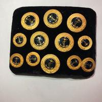 Bottoni da blazer vintage originali inglesi