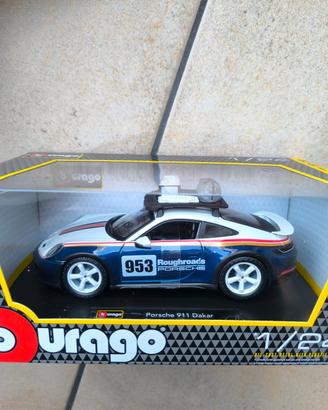 porche 911 dakar modellino 1/24