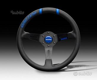 VOLANTE MOMO DRIFTING BLU nuovo 33 cm