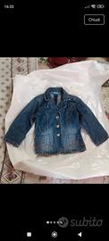 Giacchetto di jeans bambina 