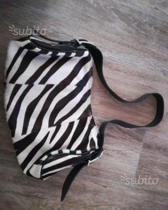 Borsa in cavallino e pelle