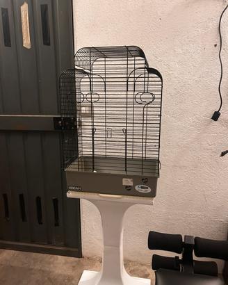 Gabbia con piede stallo