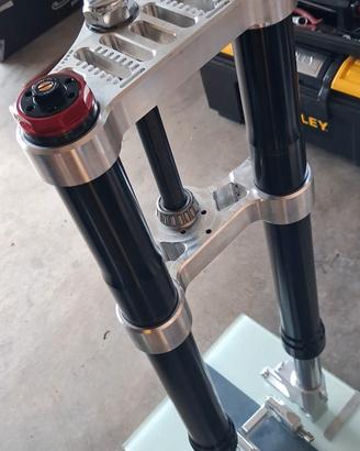 Forcelle Pitbike Motard tripla regolazione