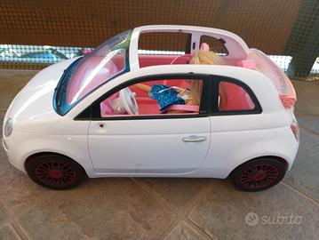 Fiat 500 e scooter di Barbie (Barbie inclusa)