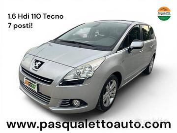 PEUGEOT 5008 7 posti ! 1.6 HDi 110CV Tecno