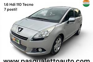 PEUGEOT 5008 7 posti ! 1.6 HDi 110CV Tecno
