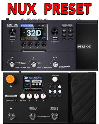 Preset per MG-30, MG-400