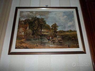 Stampa appena incorniciata con vetro perfetta