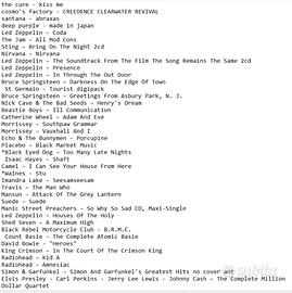 Moltissimi CD-Audio di tutti i generi musicali