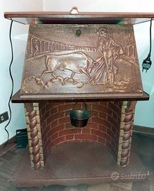 Camino vintage mobile bar e tv anni 80'