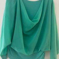 Maglia donna verde menta - acqua in velo