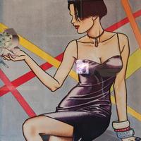 Quadro con stampa "Valentina" 70 x 100