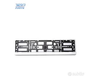 PORTATARGA IN ACCIAIO INOX