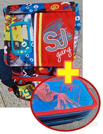 Zaino Seven SJ Gang SPEED + Astuccio di Spiderman