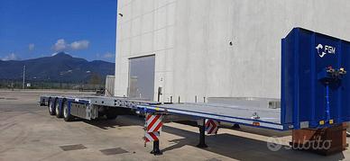 Semirimorchio porta travi a pianale dritto allunga