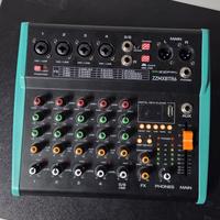 Mixer Audio ZZIPP 6 Canali USB FX Phantom