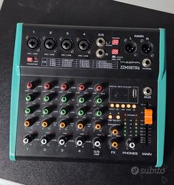 Mixer Audio ZZIPP 6 Canali USB FX Phantom