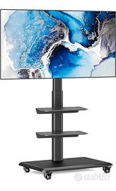 Supporto tv con rotelle