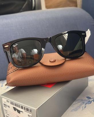 Ray-Ban Wayfarer RB2140-classic black/green lens
