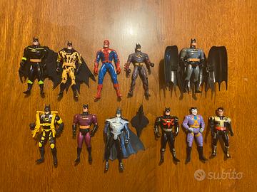 Figure batman, spiderman anni 90