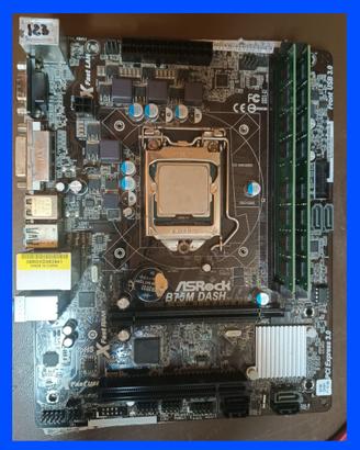 [123] MOTHERBOARD Asrock B75M Dash + i3-3470 + 8GB